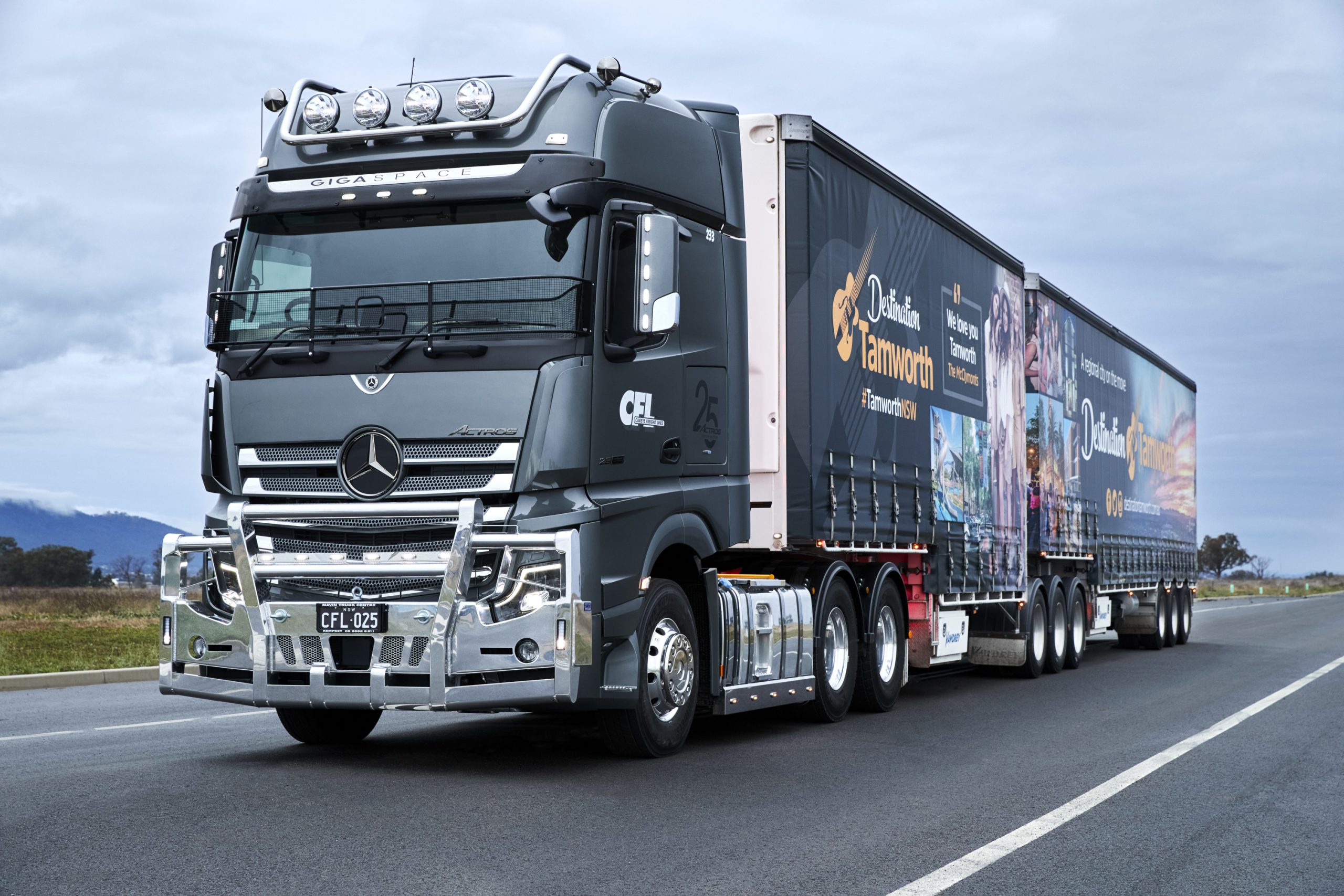 A limited edition Actros 25 Driver Edition delivered to Careys